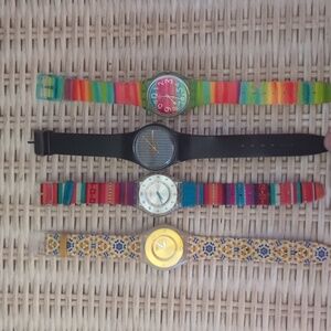 Vintage Swatch Watch bundle of 4